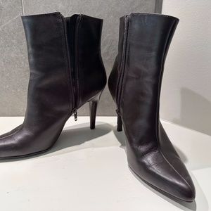 Nine West Brown Ankle Boots